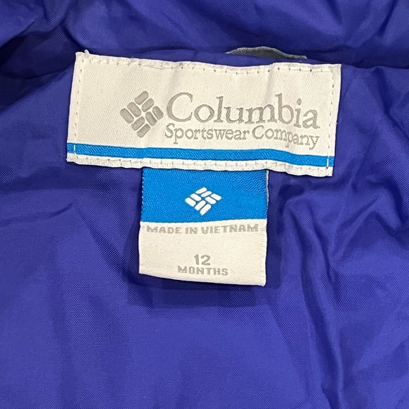 Columbia Down Filled Bunting Snowsuit 12 month - Picture 2 of 3